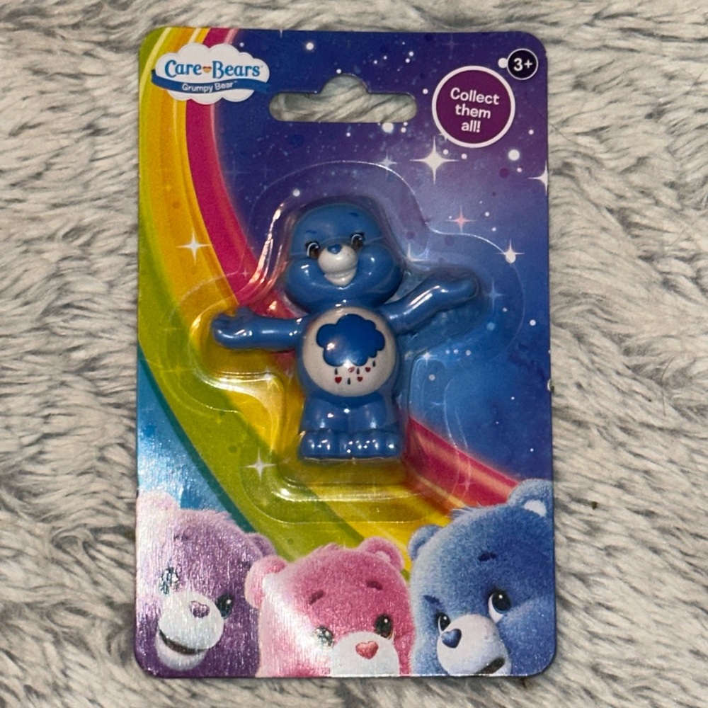 Care‎ Bears Grumpy Bear Collectible Mini Figure Brand New Sealed Just Play 2019